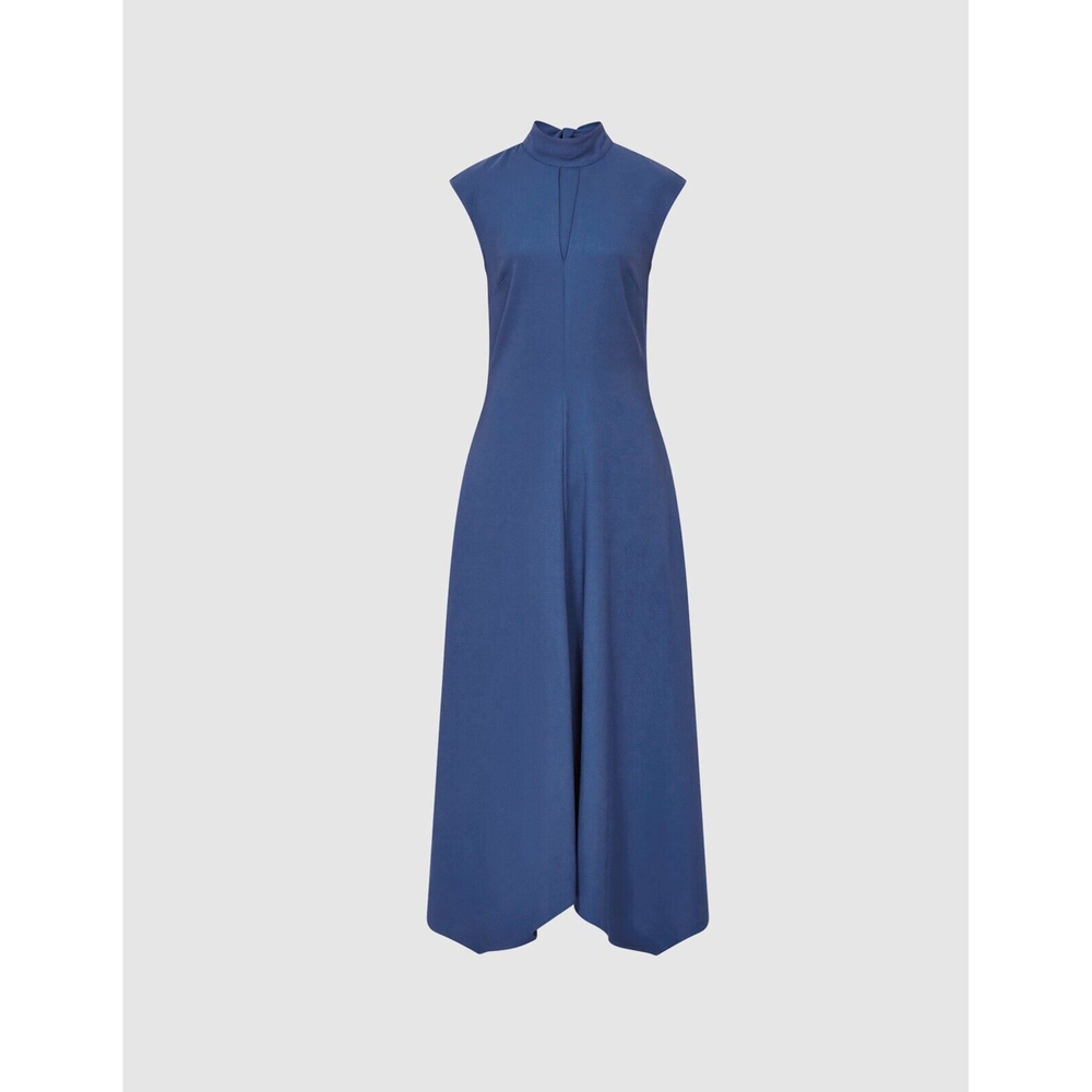 REISS LIVVY OPEN BACK MIDI DRESS Size 4